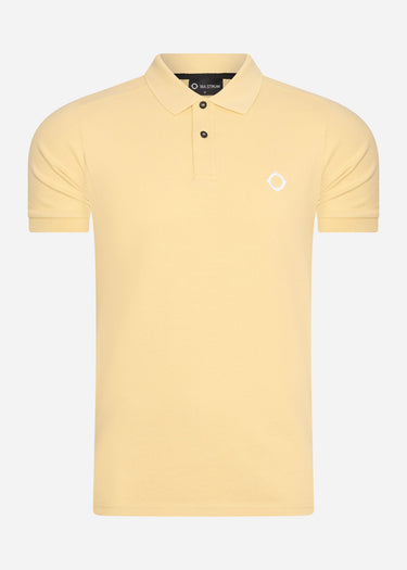 MA.Strum Polo's SS pique polo - mellow yellow