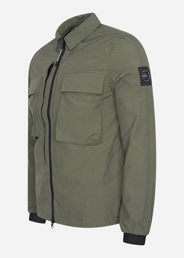Marshall Artist Overshirts  Forte polyamide overshirt - khaki