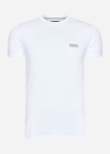 Barbour International T-shirts Small logo tee - white