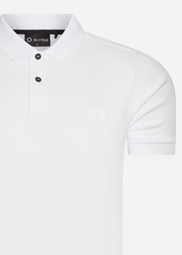 MA.Strum Polo's SS pique polo - illusion blue