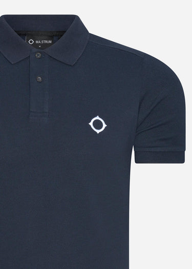 MA.Strum Polo's SS pique polo - ink navy