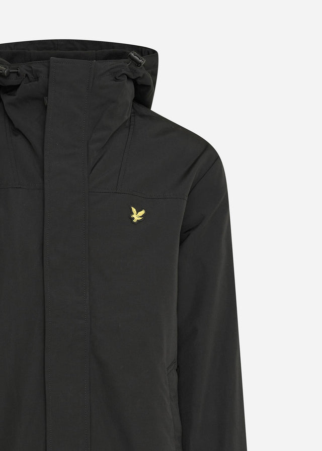 Lyle & Scott Jassen Hooded parka - jet black