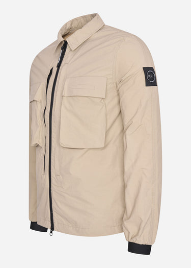 Marshall Artist Overshirts  Forte polyamide overshirt - sandstone