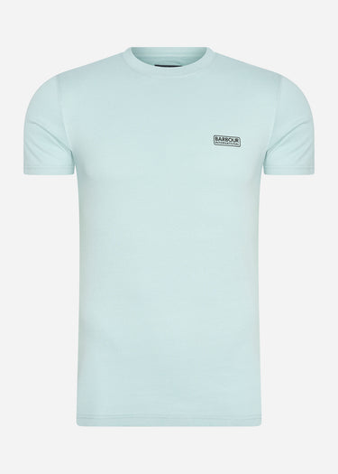 Barbour International T-shirts Small logo tee - pastel spruce