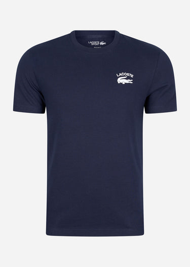 Lacoste T-shirts Branded t-shirt - navy blue