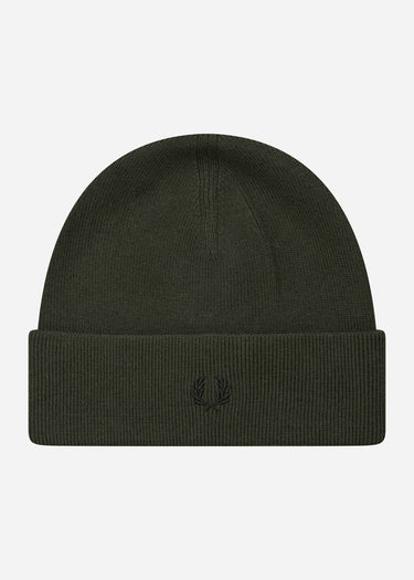 Fred Perry Mutsen Merino wool beanie - hunting green