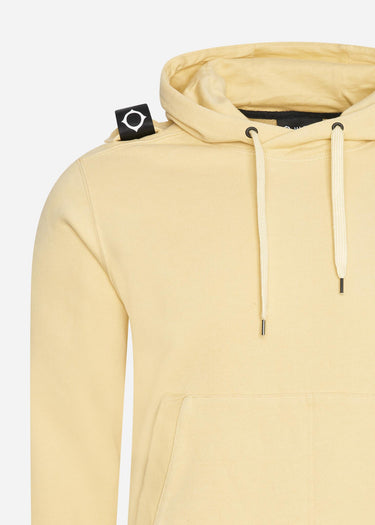 MA.Strum Hoodies Core overhead hoody- mellow yellow
