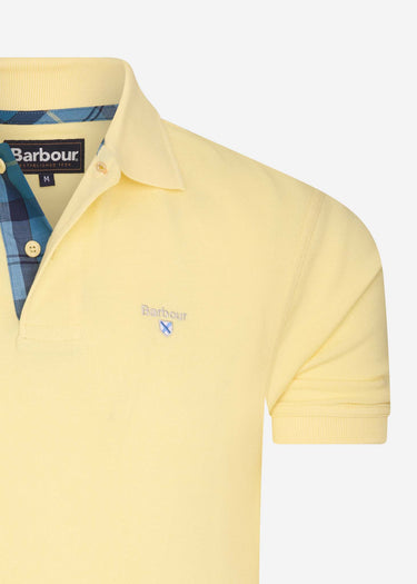 Barbour Polo's Tartan pique polo - corn
