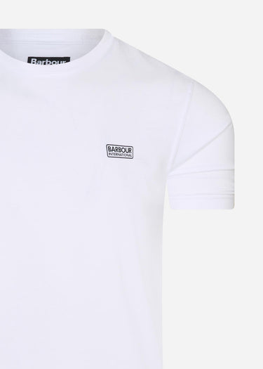 Barbour International T-shirts Essential small logo tee - white