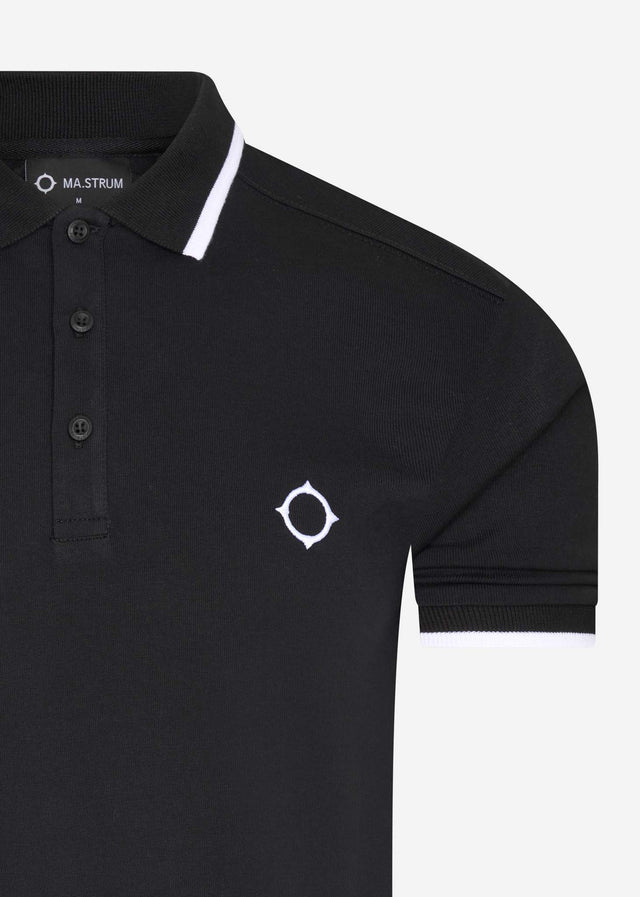 MA.Strum Polo's SS jersey polo - jet black