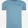 Fred Perry T-shirts Twin tipped t-shirt - ash blue