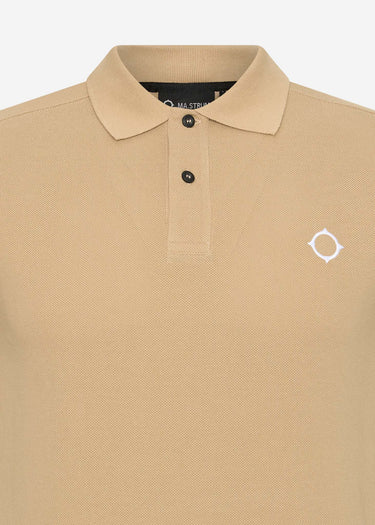 MA.Strum Polo's SS pique polo - sand