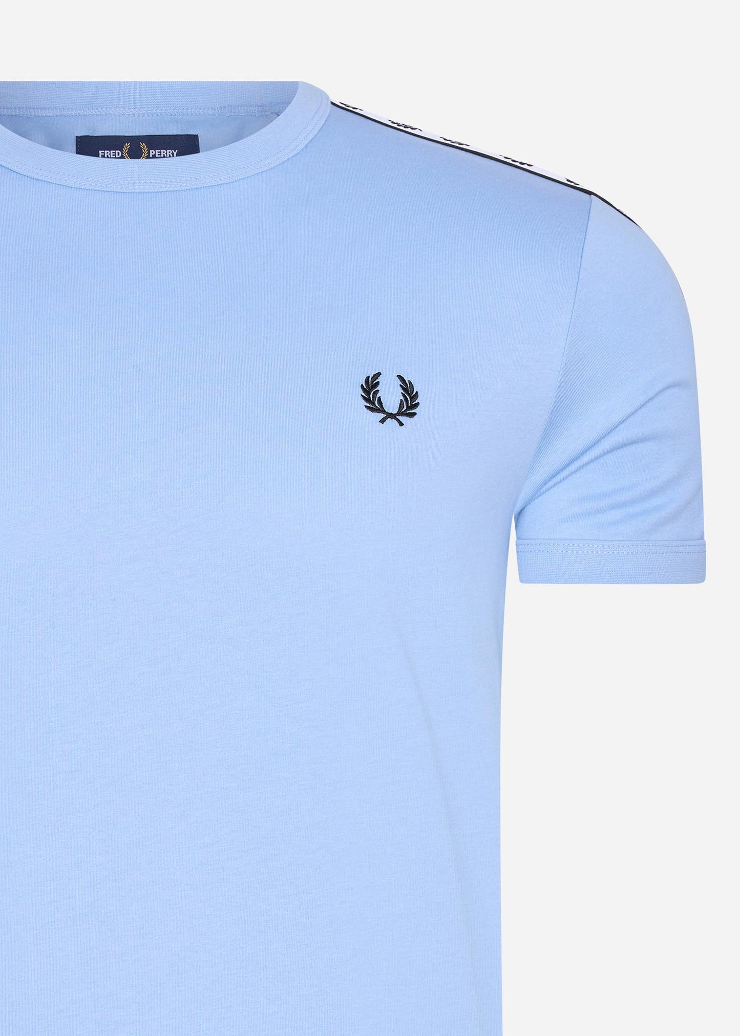 Fred Perry T-shirts Taped ringer t-shirt - sky