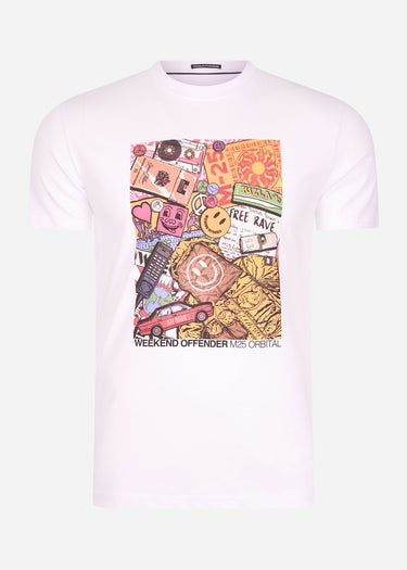 Weekend Offender T-shirts M25 - white