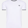Fred Perry T-shirts Twin tipped t-shirt - white