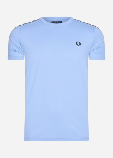 Fred Perry T-shirts Taped ringer t-shirt - sky