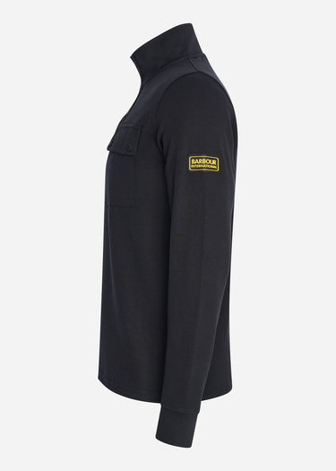 Barbour International Truien Lever funnel sweat - black
