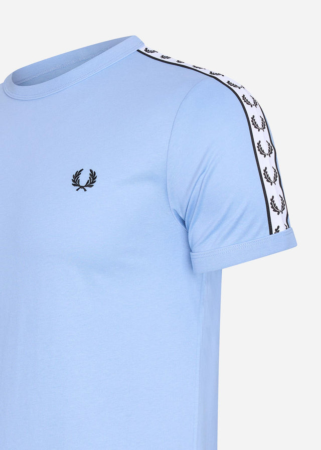 Fred Perry T-shirts Taped ringer t-shirt - sky