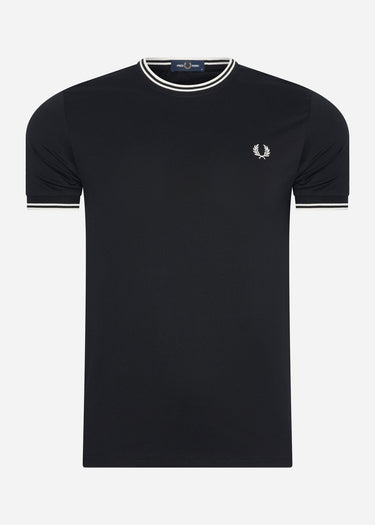 Fred Perry T-shirts  Twin tipped t-shirt - black
