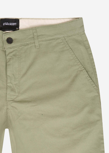 Lyle & Scott Korte Broeken Chino short - moss