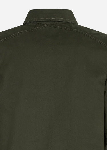MA.Strum Overshirts Two pocket overshirt - oil slick