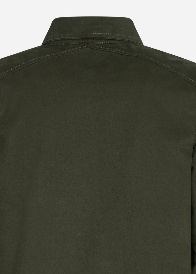 MA.Strum Overshirts Two pocket overshirt - oil slick