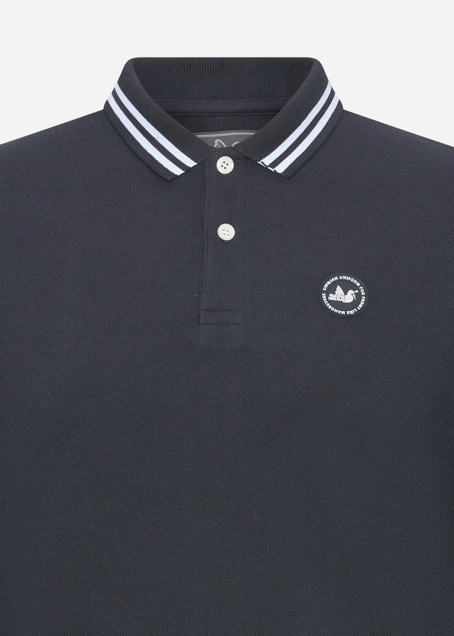 Peaceful Hooligan Longsleeve Polo's Phantom ls polo - navy