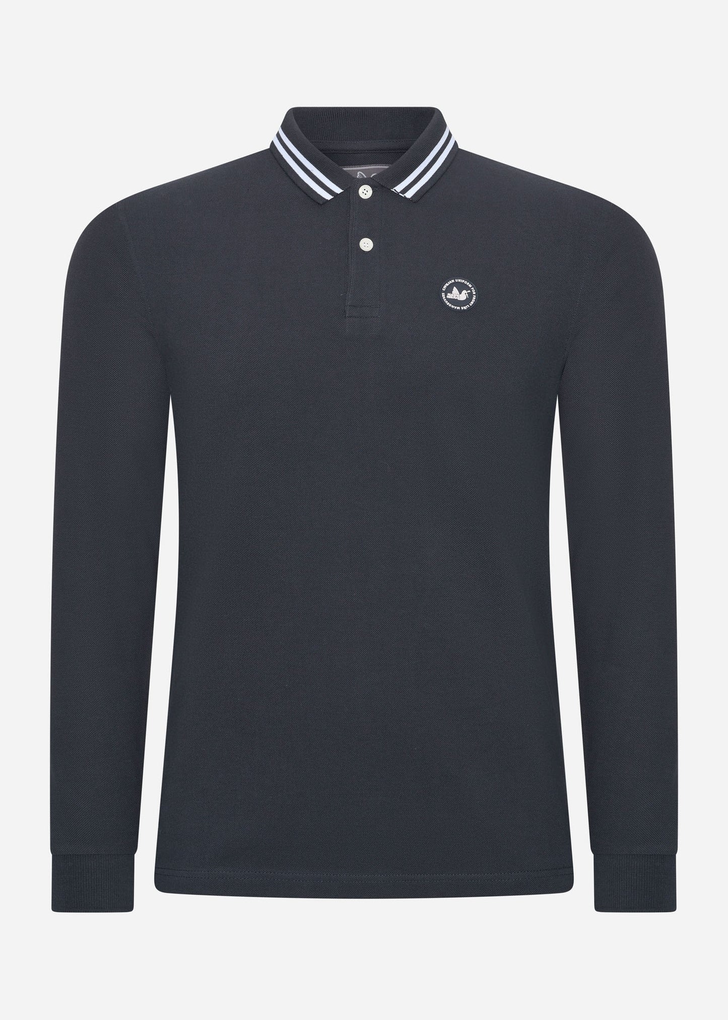Peaceful Hooligan Longsleeve Polo's Phantom ls polo - navy