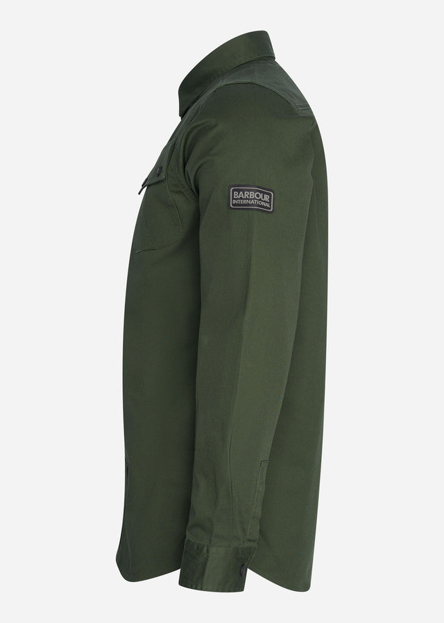 Barbour International Overshirts Graphite overshirt - kombu green