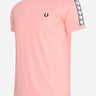 Fred Perry T-shirts Taped ringer t-shirt - pink peach