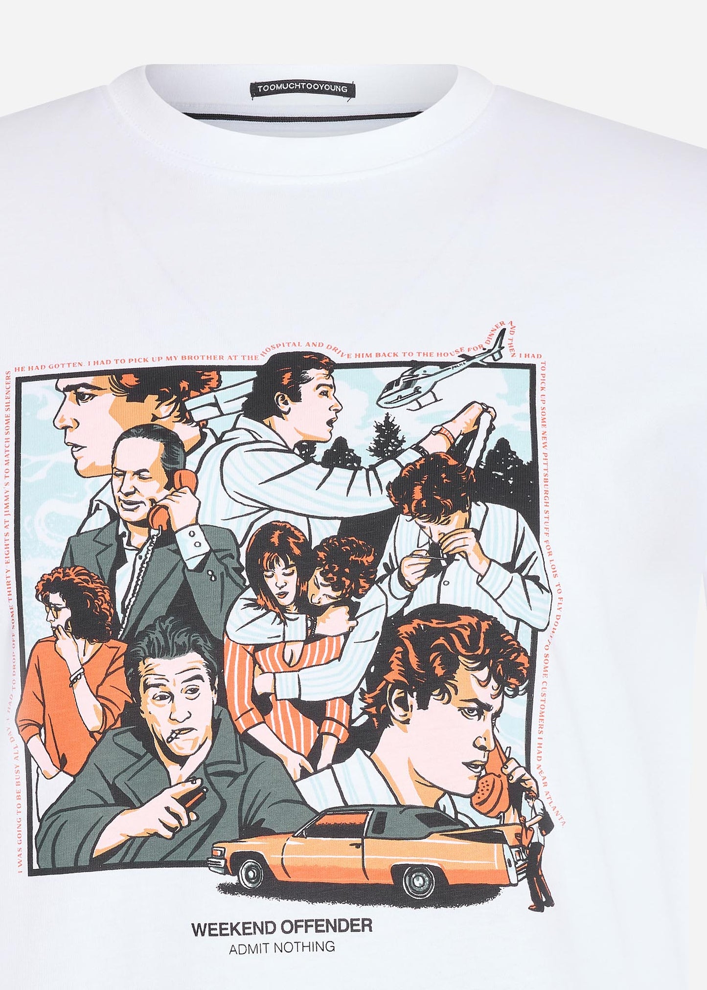 Weekend Offender T-shirts Henry - white