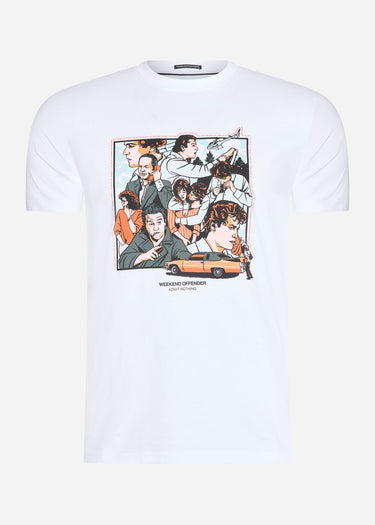 Weekend Offender T-shirts Henry - white