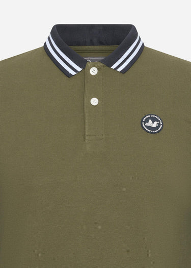Peaceful Hooligan Longsleeve Polo's Phantom ls polo - khaki