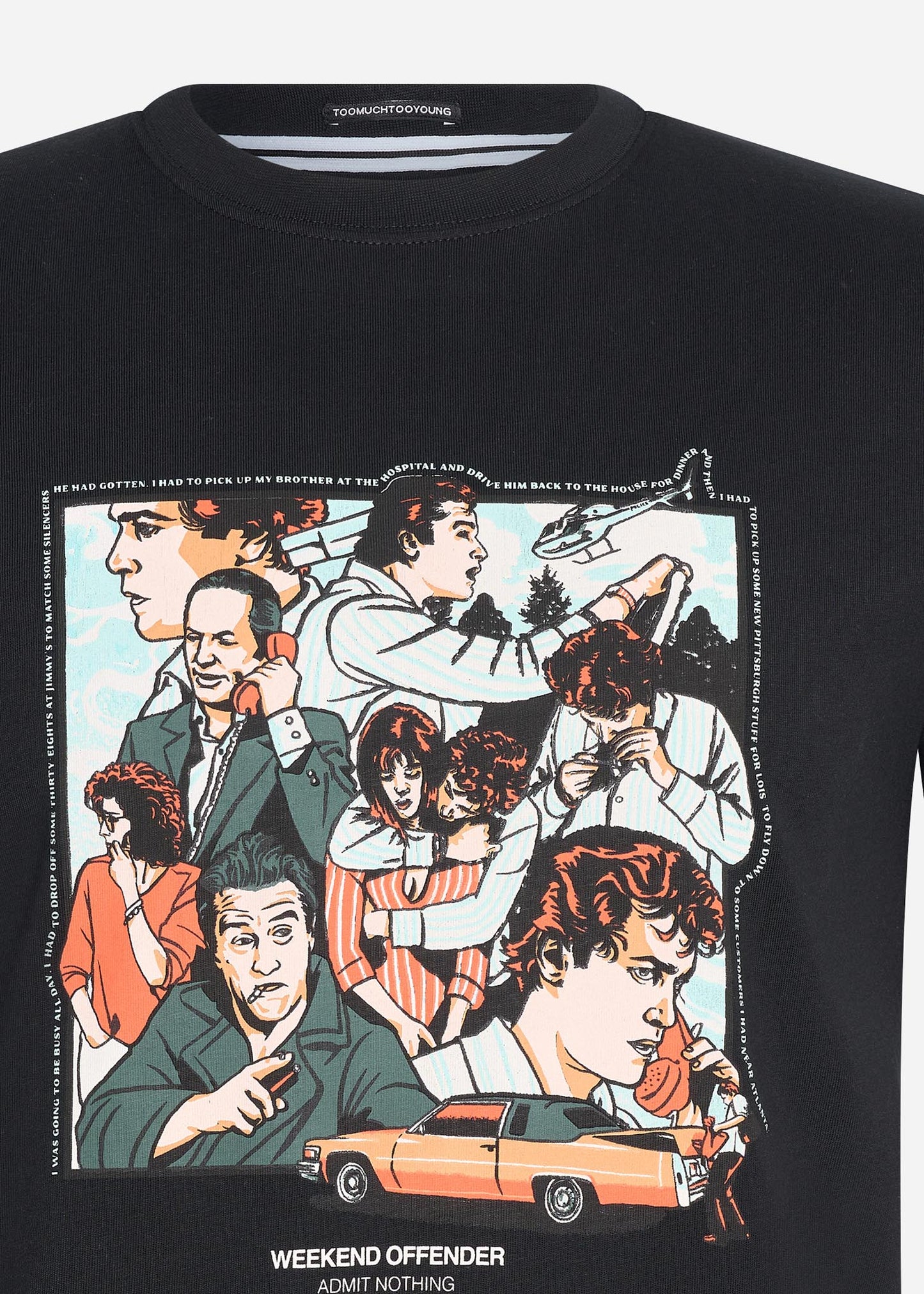 Weekend Offender T-shirts Henry - black