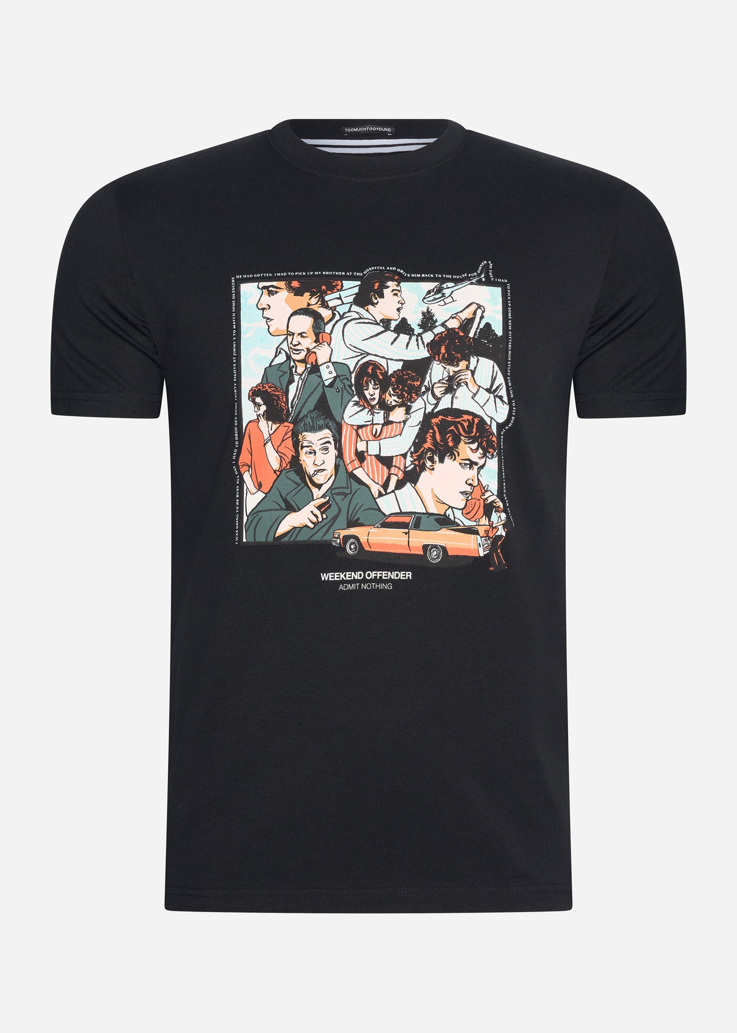 Weekend Offender T-shirts Henry - black