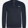 Fred Perry Truien Half zip sweatshirt - navy