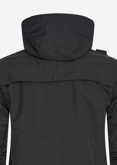 MA.Strum Jassen Softshell hooded jacket - jet black