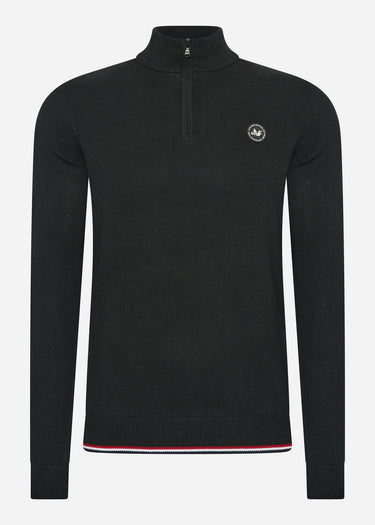 Peaceful Hooligan Truien  Henlock knitwear - black
