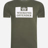 Weekend Offender T-shirts Prison tee - dark green
