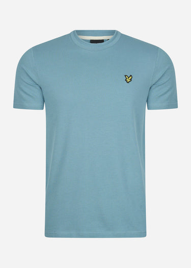 Lyle & Scott T-shirts  Crest tipped t-shirt - skipton blue