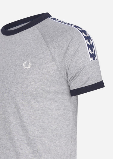 Fred Perry T-shirts  Panelled taped t-shirt - steel marl