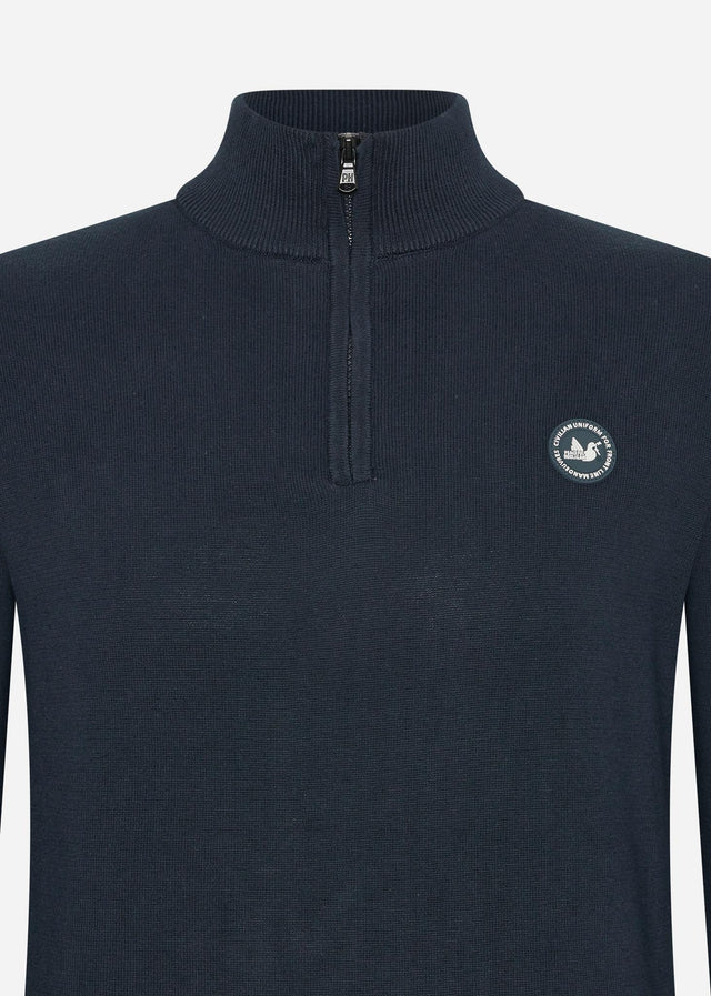 Peaceful Hooligan Truien Henlock knitwear - navy