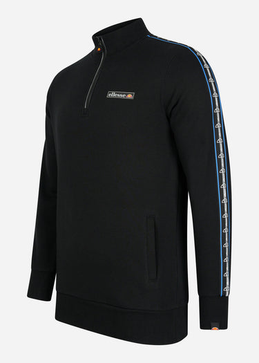 Ellesse Truien Chimenco half zip track top - black