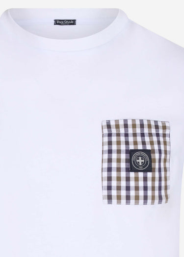 Three Stroke T-shirts Emery - white