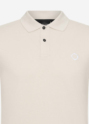 MA.Strum Longsleeve polo's LS pique polo - aluminium