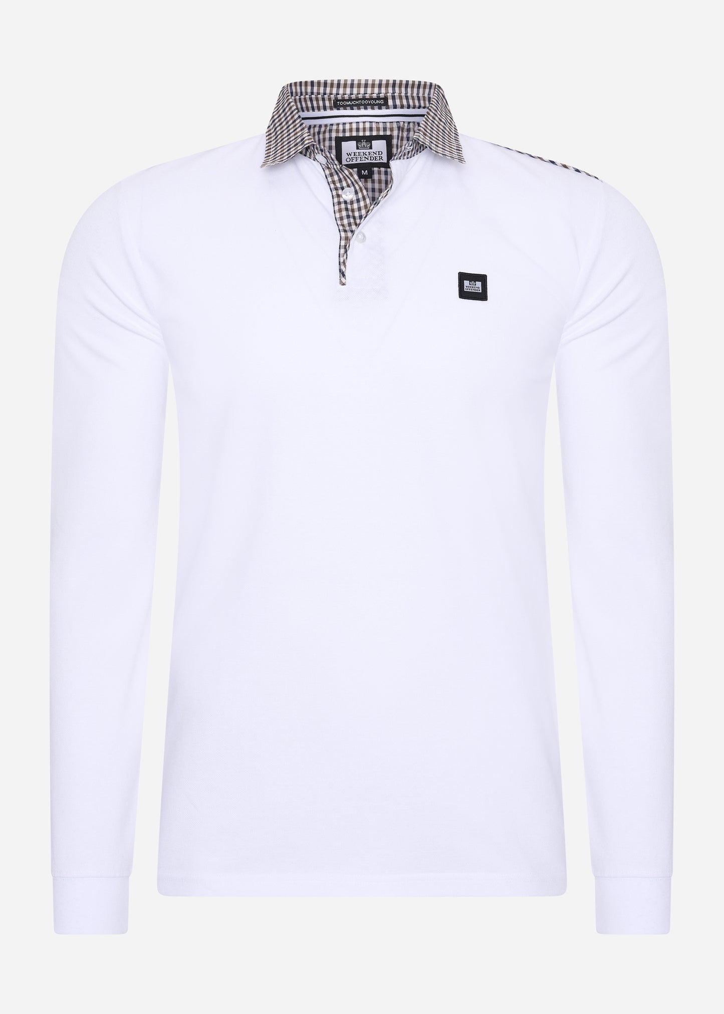 Weekend Offender Longsleeve Polo's Tavarez - white