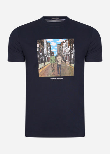 Weekend Offender T-shirts Berwick street - navy