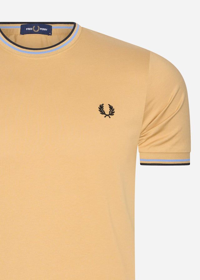 Fred Perry T-shirts Twin tipped t-shirt - desert