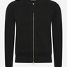MA.Strum Vesten Full zip bomber sweat - jet black