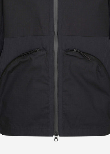 MA.Strum Jassen  CR hooded parka - jet black